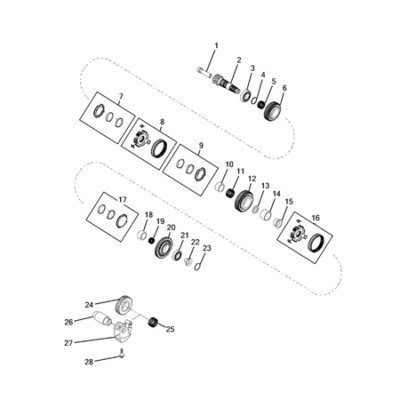 Jeep Cherokee 2014-2018 Gear Train Screw