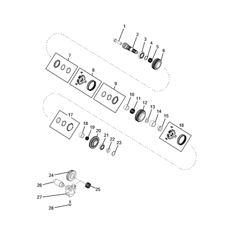 Jeep Cherokee 2014-2018 Gear Train Gear