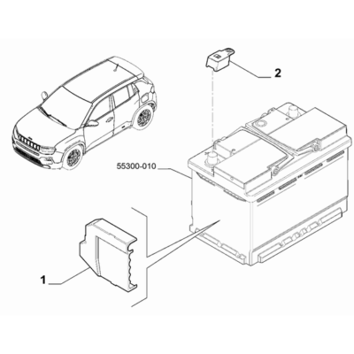 Jeep Avenger 2023-Present Battery Protection