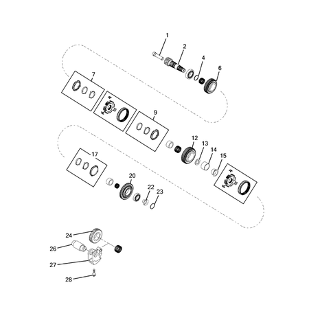 Jeep Compass 2017-Present Gear Train Screw