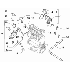 Jeep Compass 2017-Present Crankshaft, Piston, Drive Plate, Flywheel, And Damper Bearing