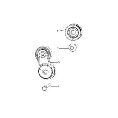 Jeep Grand Cherokee 2021-Present Pulleys And Related Parts Adjustable Tightener