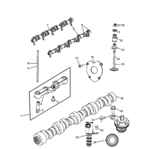 Jeep Grand Cherokee 2011-2020 Camshaft And Valve Fork