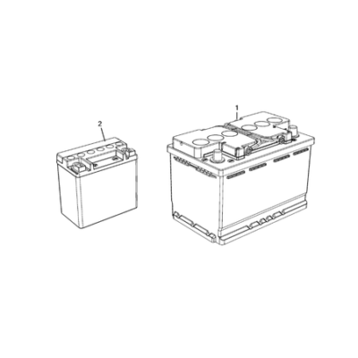 Jeep Wrangler 2018-Present Battery, Battery Tray And Cables Battery