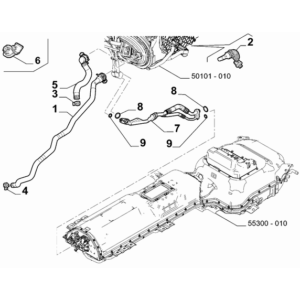 Jeep Renegade 2015-Present Ventilation And Heating Hose