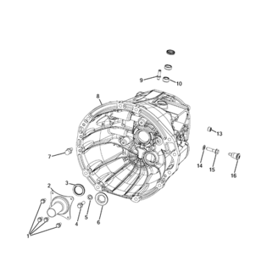 Jeep Wrangler 2018-Present Case And Related Parts Seal Gasket