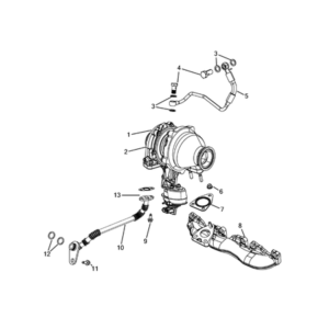 Jeep Cherokee 2014-2018 Crankshaft, Piston, Drive Plate, Flywheel, And Damper Dowel