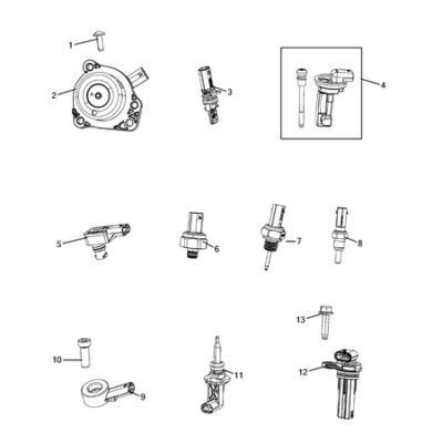 Jeep Wrangler 2018-Present Sensors Sensor