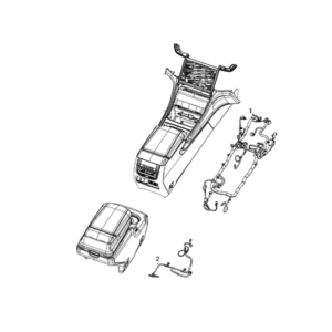 Jeep Renegade 2015-Present Interconnection And Remote Control Switch Electronic Control Unit