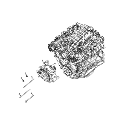 Jeep Wrangler 2018-Present Generators/Alternators Stud