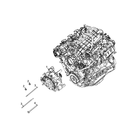 Jeep Wrangler 2018-Present Generators/Alternators Nut