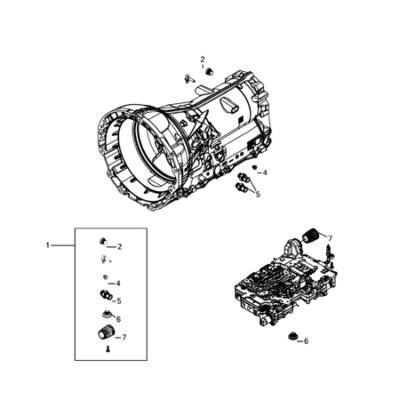 Jeep Grand Cherokee 2021-Present Case And Related Parts Drain Plug