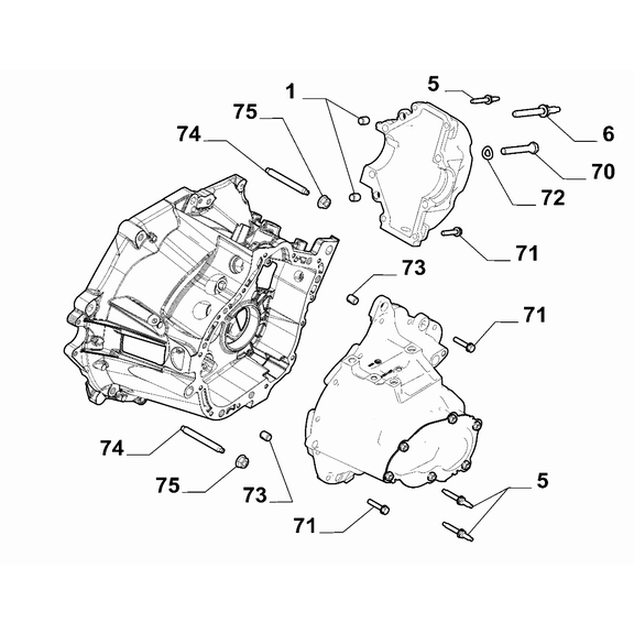 Jeep Avenger 2023-Present Transmission Case And Covers Pin