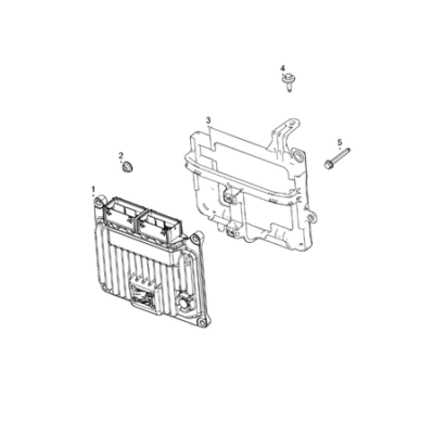 Jeep Grand Cherokee 2021-Present Keys, Modules And Engine Controllers Bracket