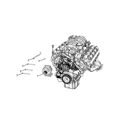 Jeep Wrangler 2018-Present Generators/Alternators Screw