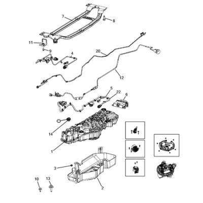 Jeep Compass 2017-Present Diesel Exhaust Fluid System Bracket