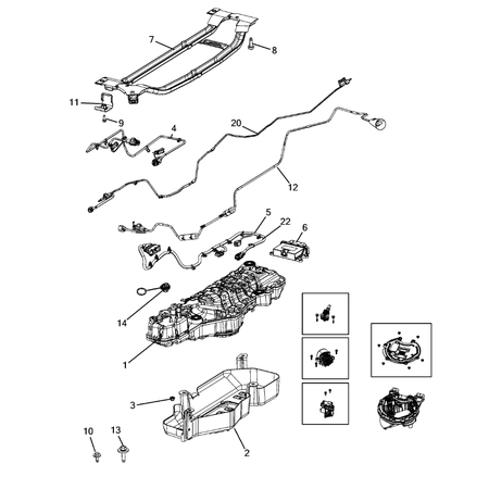 Jeep Compass 2017-Present Diesel Exhaust Fluid System Nut