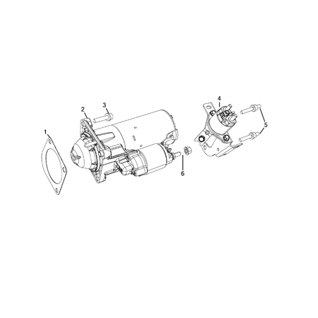 Jeep Cherokee 2014-2018 Starters Starter Motor