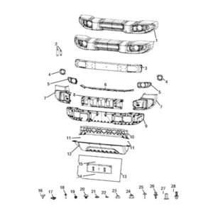 Jeep Wrangler 2018-Present Frames Hose