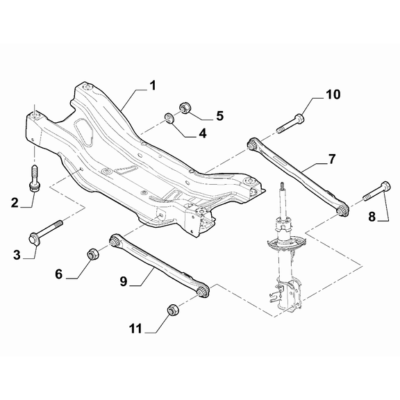 Jeep Renegade 2015-Present Rear Suspension Plane Washer