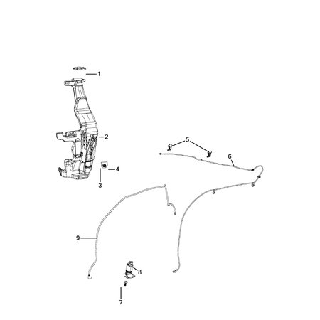 Jeep Grand Cherokee 2011-2020 Wiper And Washer System Sensor