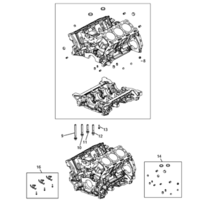 Jeep Grand Cherokee 2011-2020 Engine Identification, Service Engines & Engine Service Kits Seal Gasket