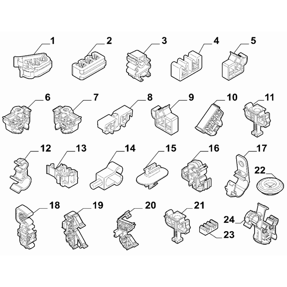 Jeep Renegade 2015-Present Braking System Fixings Clip