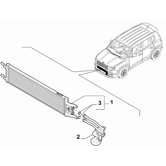 Jeep Renegade 2015-Present Oil Cooler Lockring