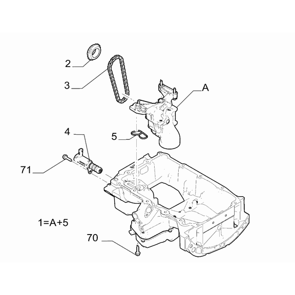 Jeep Avenger 2023-Present Lubrication System Seal Gasket