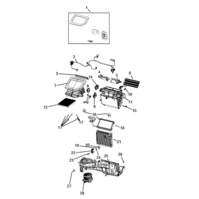 Jeep Wrangler 2018-Present Air Conditioner And Heater Units Air Conditioner