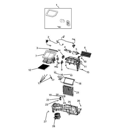 Jeep Wrangler 2018-Present Air Conditioner And Heater Units Air Cleaner