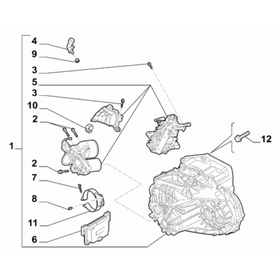 Jeep Renegade 2015-Present Gearbox Bracket