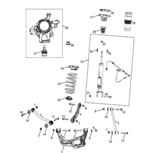 Jeep Avenger 2023-Present Front Suspension Boot