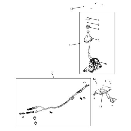 Jeep Cherokee 2014-2018 Gearshift Controls And Related Parts Screw