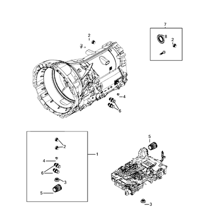 Jeep Grand Cherokee 2021-Present Case And Related Parts Drain Plug