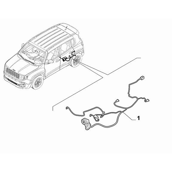 Jeep Renegade 2015-Present Additional Cables Assemblage Cable Harness