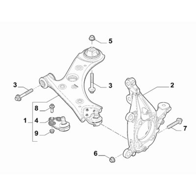 Jeep Renegade 2015-Present Front Suspension Screw