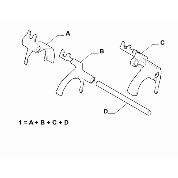 Jeep Avenger 2023-Present Transmission Inner Controls Kit