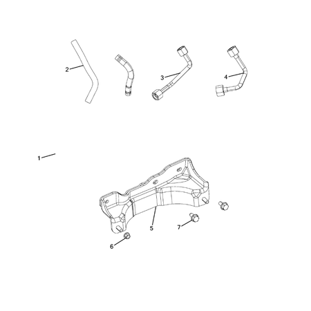 Jeep Cherokee 2014-2018 Exhaust System Screw