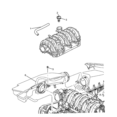 Jeep Grand Cherokee 2011-2020 Crankcase Ventilation Screw