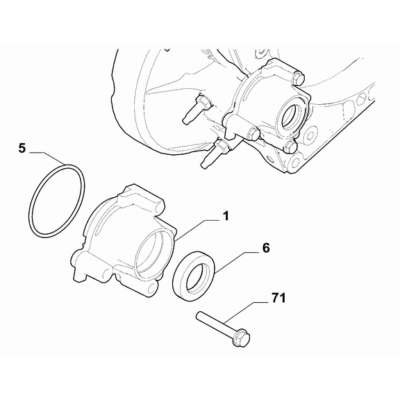 Jeep Avenger 2023-Present Speedometer And Drive Seal Gasket