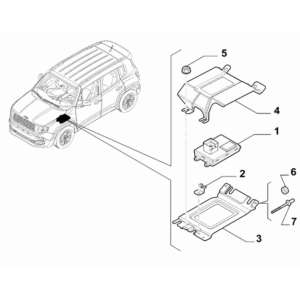 Jeep Compass 2017-Present Crankshaft, Piston, Drive Plate, Flywheel, And Damper Bearing