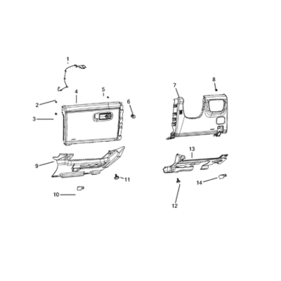 Jeep Grand Cherokee 2021-Present Instrument Panel Covering