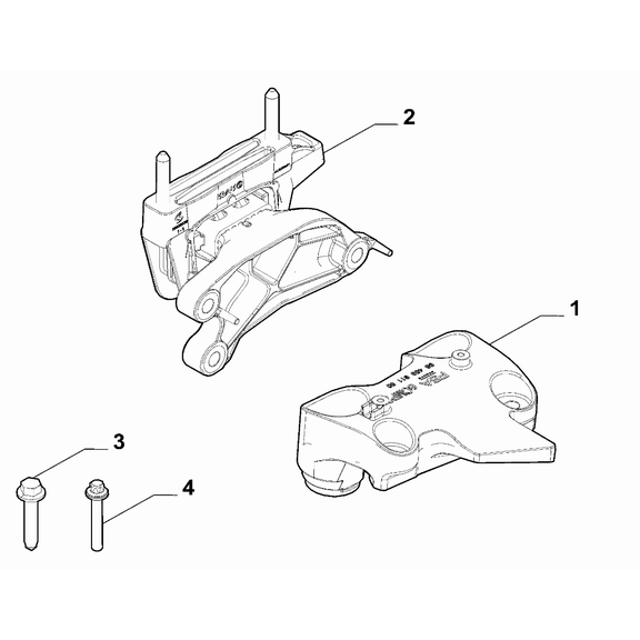 Jeep Avenger 2023-Present Power Plant Suspensions Screw