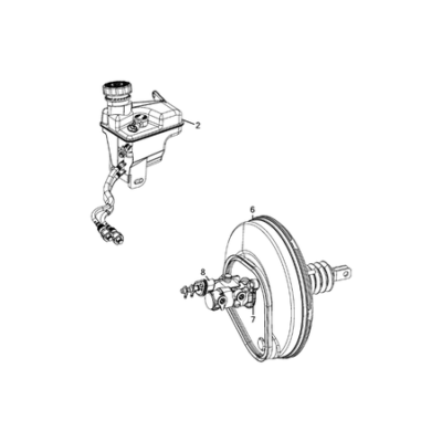 Jeep Compass 2017-Present Brake Master Cylinder Nut