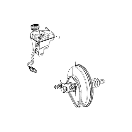 Jeep Compass 2017-Present Brake Master Cylinder