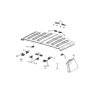 Jeep Wrangler 2018-Present Roof Roof Panel