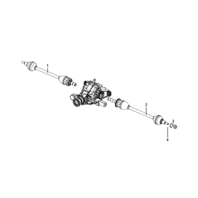 Jeep Grand Cherokee 2021-Present Rear Axle Shafts Shaft