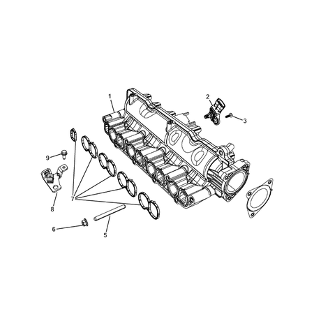 Jeep Cherokee 2014-2018 Manifolds And Vacuum Fittings Stud