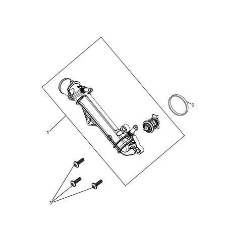 Jeep Cherokee 2014-2018 Water Pump And Related Parts Screw